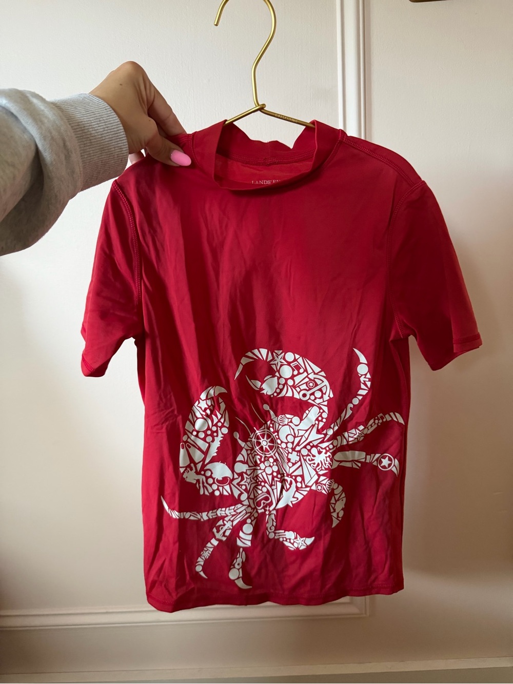 💫 3 for $20 !! lands end kids swim top shirt UPF 50